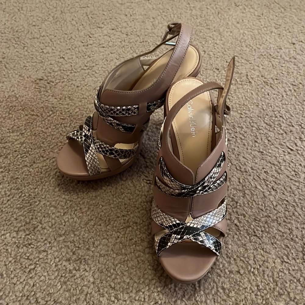 Calvin Klein sandals size 6